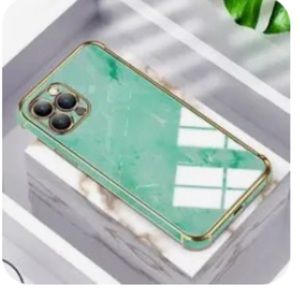 Iphone 11 pro light green rubber phone case